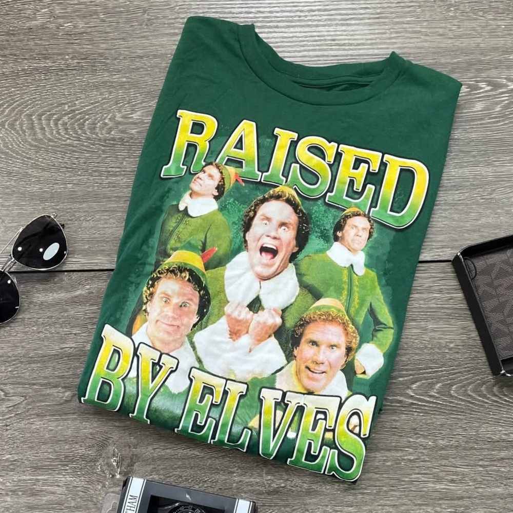 Buddy The Elf Shirt In Men's T-Shirts
‘Raised By Elves’
New with Tags